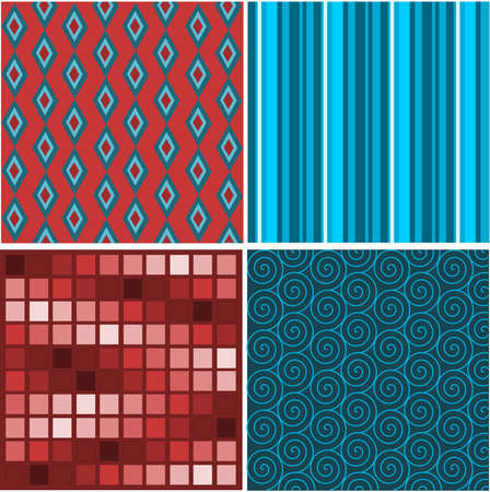 Set of abstract texturesのイラスト素材