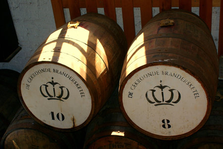 Brandy Barrel with royal logo