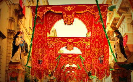 Street celebration banner Malta