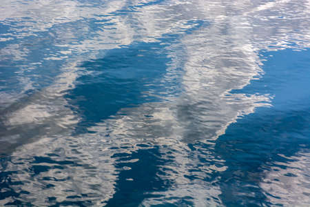 Clouds reflected in a lake
