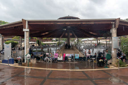 Hamat Gader Hot Springs Israelの写真素材