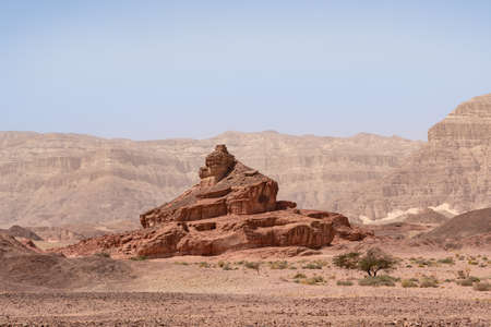 Beautiful, breath taking, and expansive Timna park in southern Israel near Eilat.の写真素材