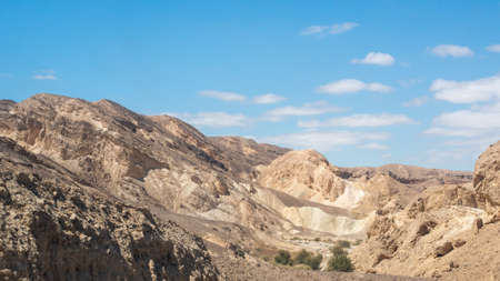 The beautiful landscape of the Negev Desert in southern Israelの写真素材