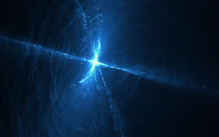 Abstract dark blue light gardientの写真素材