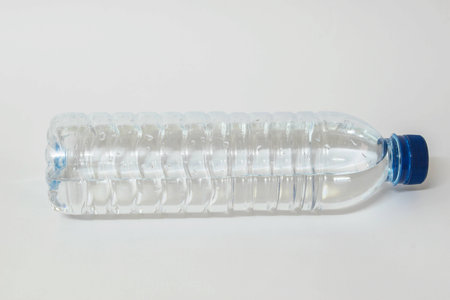 Plastic bottle with water