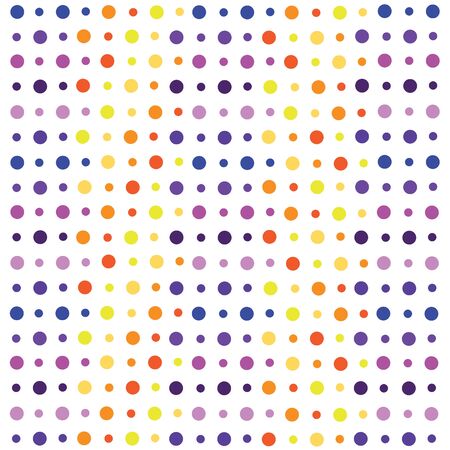 Color dot  on white backgroundのイラスト素材