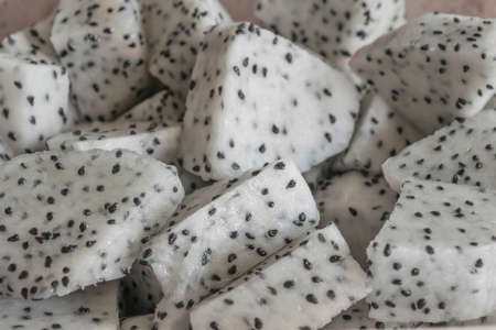 Close up of Dragon fruitの写真素材