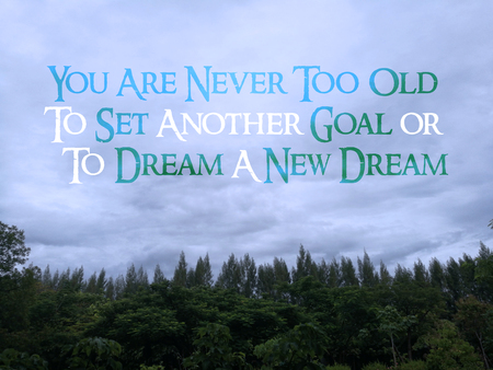 Inspirational motivational quote wordsの写真素材