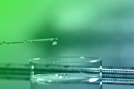 labolatory glassの写真素材