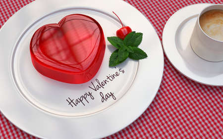 Jelly hearts for Valentines Dayの写真素材