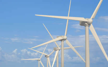 Wind turbine producing clean power