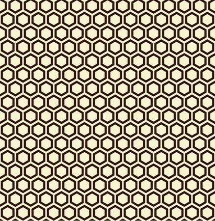illustration of black honeycomb, seamless pattern, hexagonal structureのイラスト素材