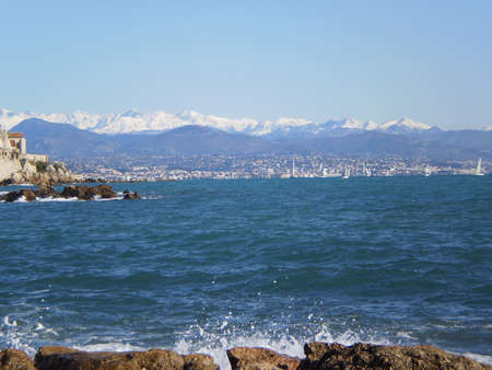 View Antibes, French Rivieraの写真素材