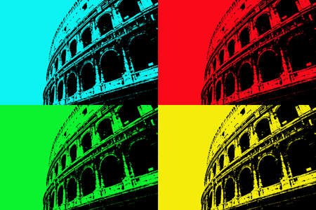 Roma Colosseumの写真素材