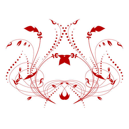 Ornament elements isolated on a whicte backgroundのイラスト素材