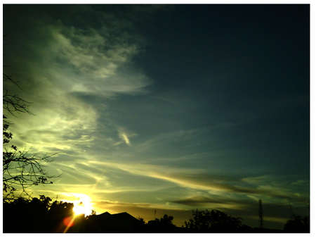 sunsetの写真素材