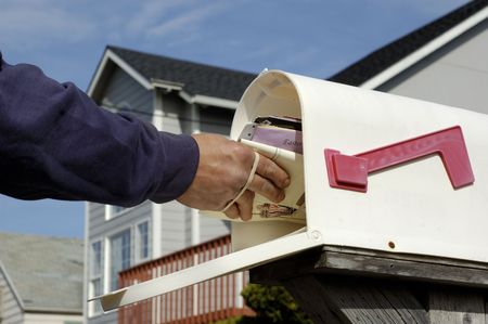 Mail Deliveryの写真素材