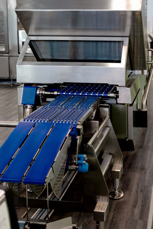 Automatic food packaging machine in food processing plant