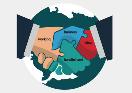 Team work icon suitable for info graphics, websites and print media and interfaces. Line vector icon.のイラスト素材