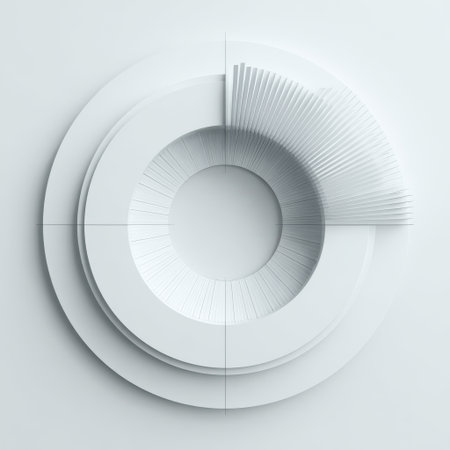 3d illustration of colorful bar graph over dark background with shadow.の素材