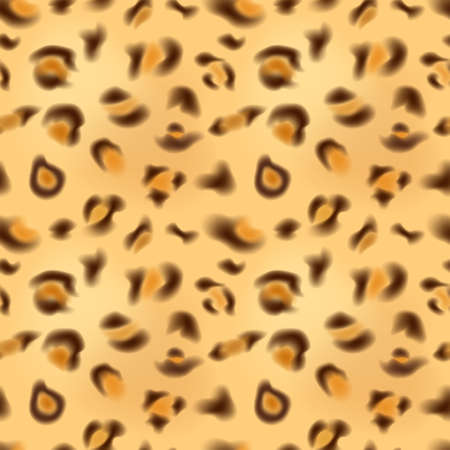 Leopard skin texture seamless pattern.Bright spotted print.Endlessly repeating motley elements of the fauna.Vector illustration.のイラスト素材