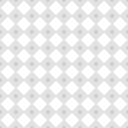 Seamless geometric pattern.An endlessly repeating texture of lines and rhombuses.Background with diagonal elements. Surface for wrapping paper, shirts, cloths.Vector illustration.のイラスト素材