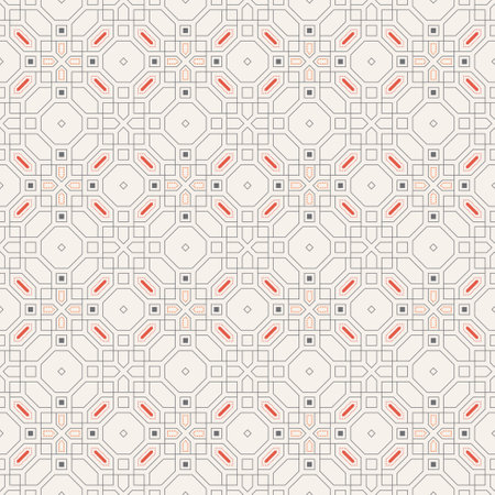 Seamless pattern of geometric in pastel color