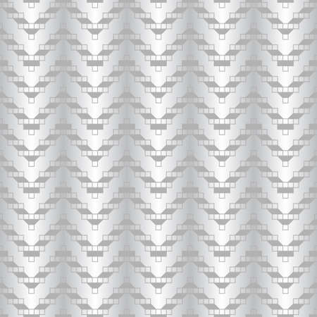Seamless geometric pattern.Background with diagonal elements.Infinitely repeating texture with folds. Surface for fabrics, curtains, wraps, wallpaper.Vector monochrome illustration.のイラスト素材