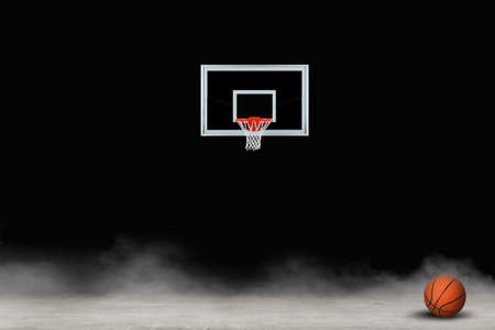 Basketball graphic imageの写真素材