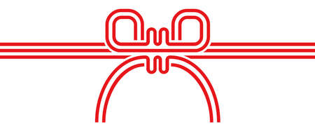 Mizuhiki illustrationのイラスト素材