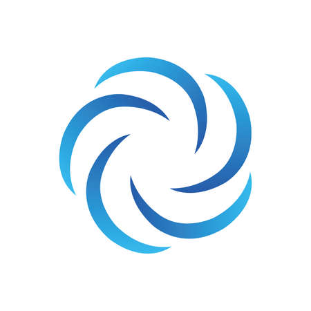 Wave/whirlpool icon symbol design.のイラスト素材