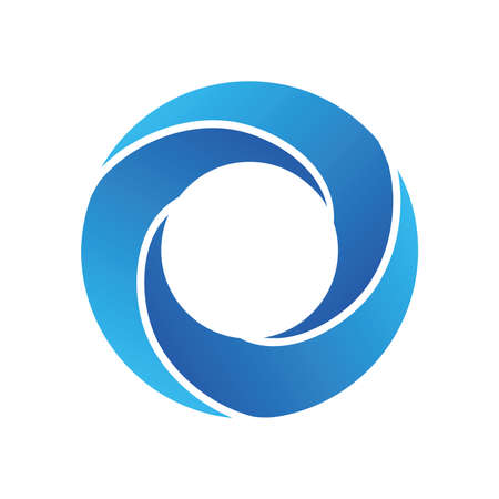 Wave/whirlpool icon symbol design.のイラスト素材