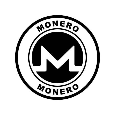 Crypto currency icon (mner) Vector illustration.のイラスト素材