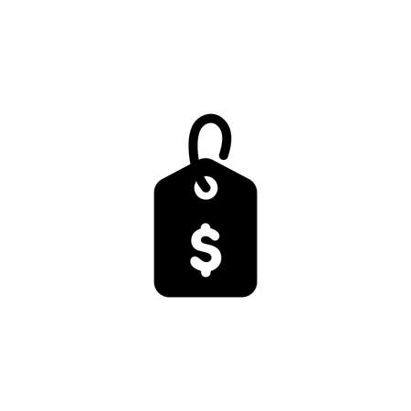 (dollar) price tag iconのイラスト素材