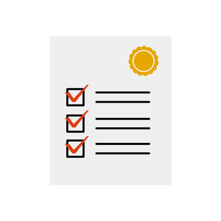 Checklist icon.のイラスト素材