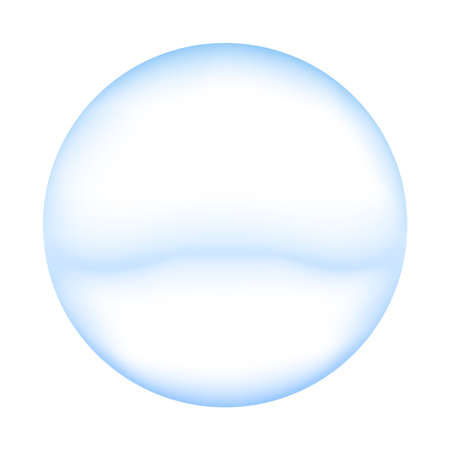 SOAP bubble illustration (blue)のイラスト素材