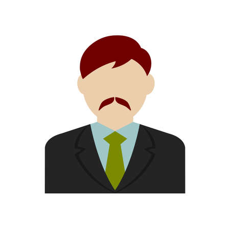 Business man avatar illustrationのイラスト素材