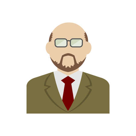 Business man avatar illustrationのイラスト素材