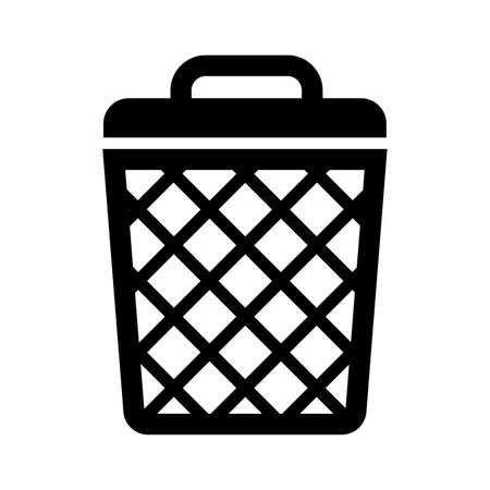 trash can iconのイラスト素材