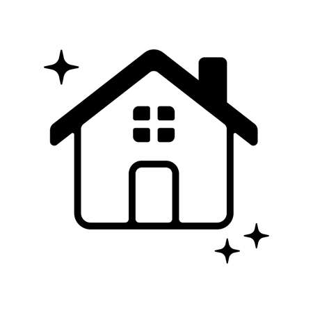 Home/House icon (new house/moving)のイラスト素材