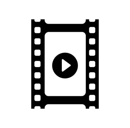 film, movie, video iconのイラスト素材