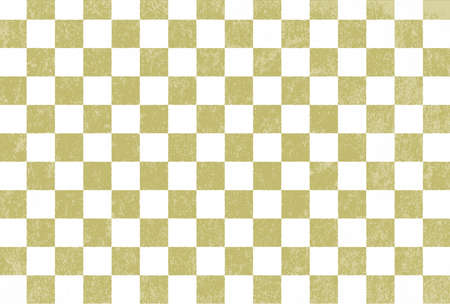 Grunge Gold Tiles background (Japanese traditional pattern)/for New Year's greeting card design.のイラスト素材