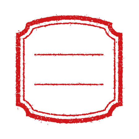 Vector stamp stamp template illustration set (no text/ text space)のイラスト素材