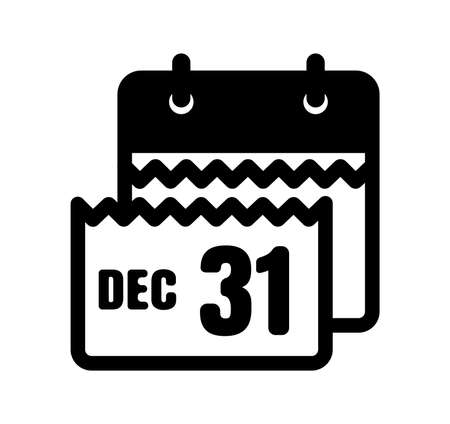 New Year's Eve vector icon illustrationのイラスト素材