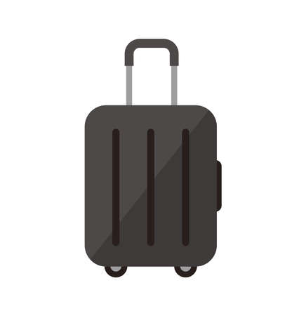 Travel bag, vacation vector icon illustrationのイラスト素材