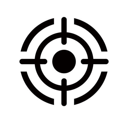 target , focus, sight vector icon illustrationのイラスト素材