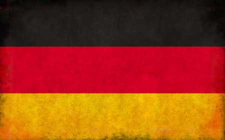 Grunge country flag illustration / Germanyの写真素材