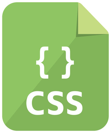 CSS icon | Major programming language vector icon illustration ( color version )のイラスト素材