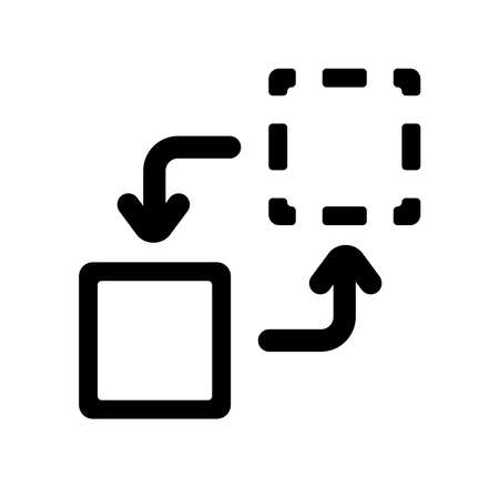 Change, move, upgrade vector icon illustrationのイラスト素材