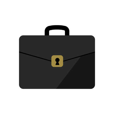 Briefcase, business bag vector icon illustrationのイラスト素材
